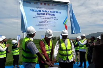 SDN 49 Batang Kabung Dapat Bantuan Pembangunan Ulang Pascabanjir