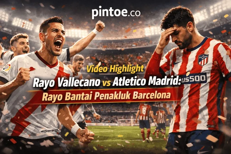 Rayo Vallecano Kejutkan Atlético Madrid dan Keluar dari Zona Degradasi