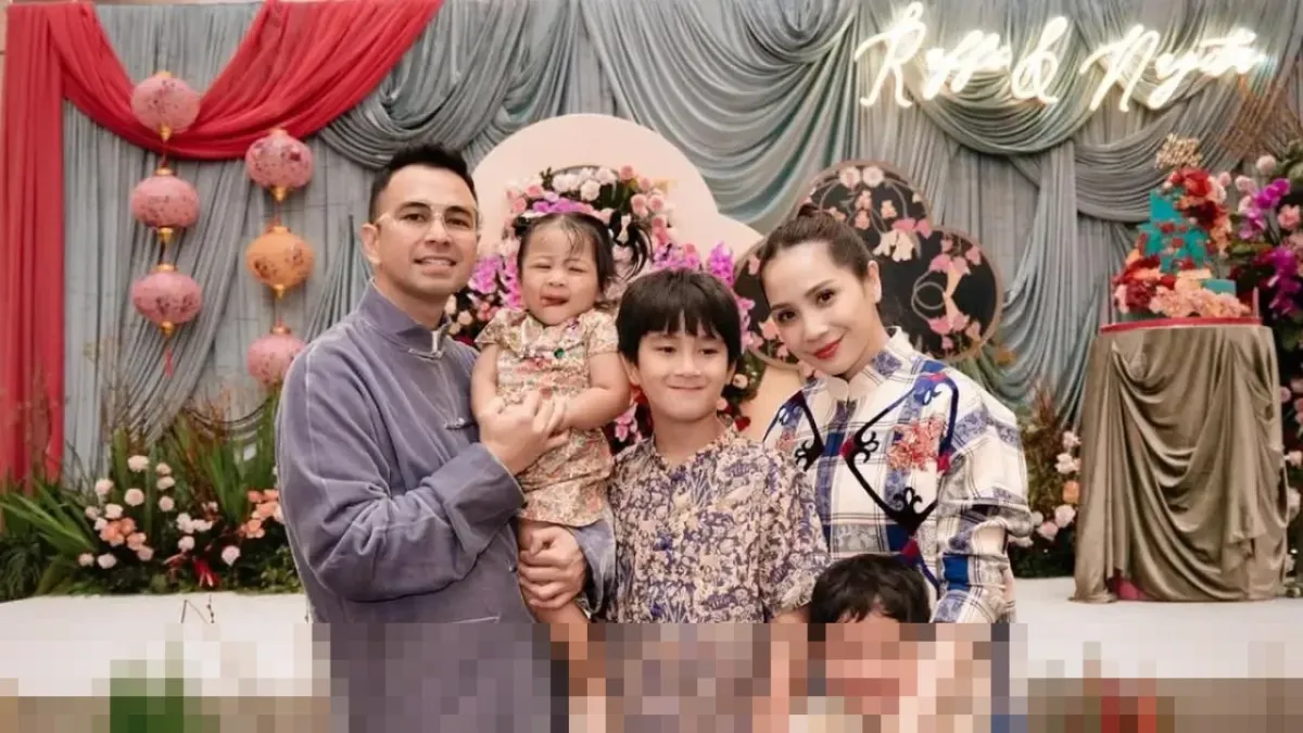 Perayaan Ulang Tahun Raffi dan Nagita Hadirkan Dekorasi Taman Bunga yang Memukau