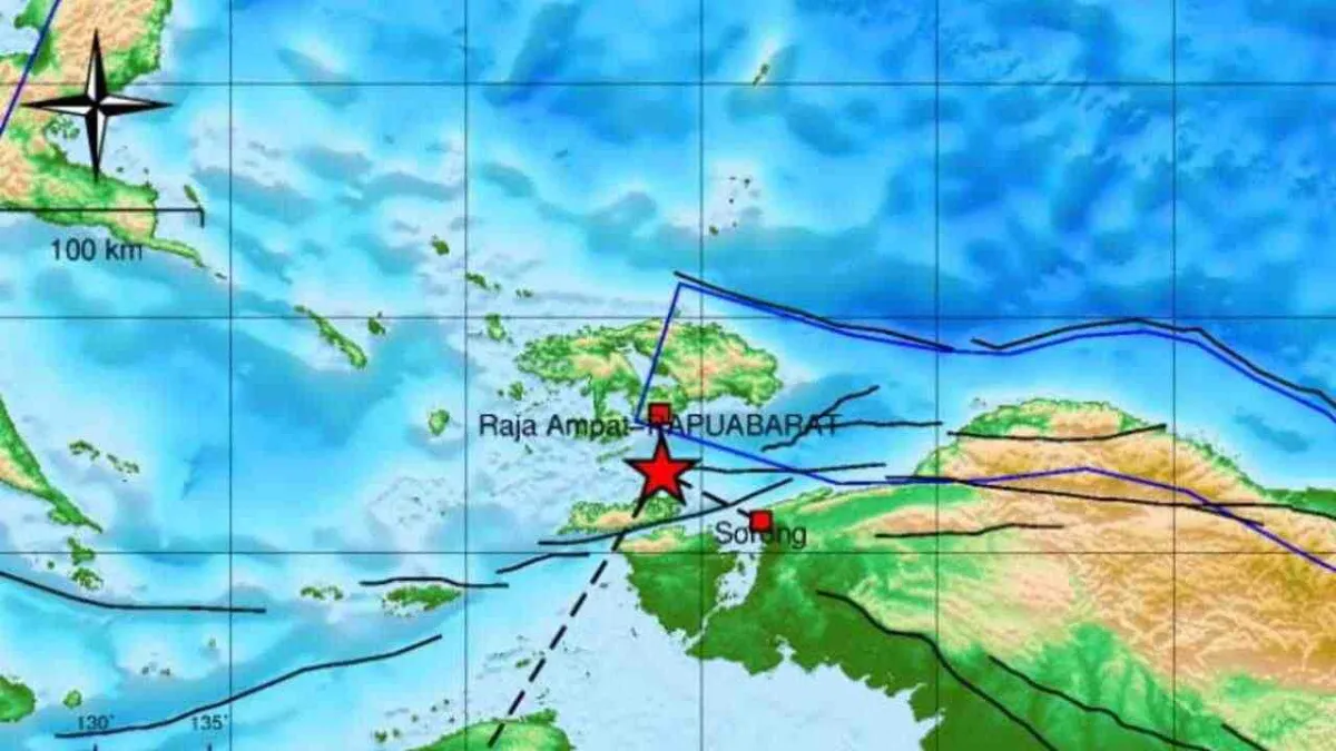 Gempa Bumi Magnitudo 4.7 Guncang Papua Barat, Tidak Berpotensi Tsunami