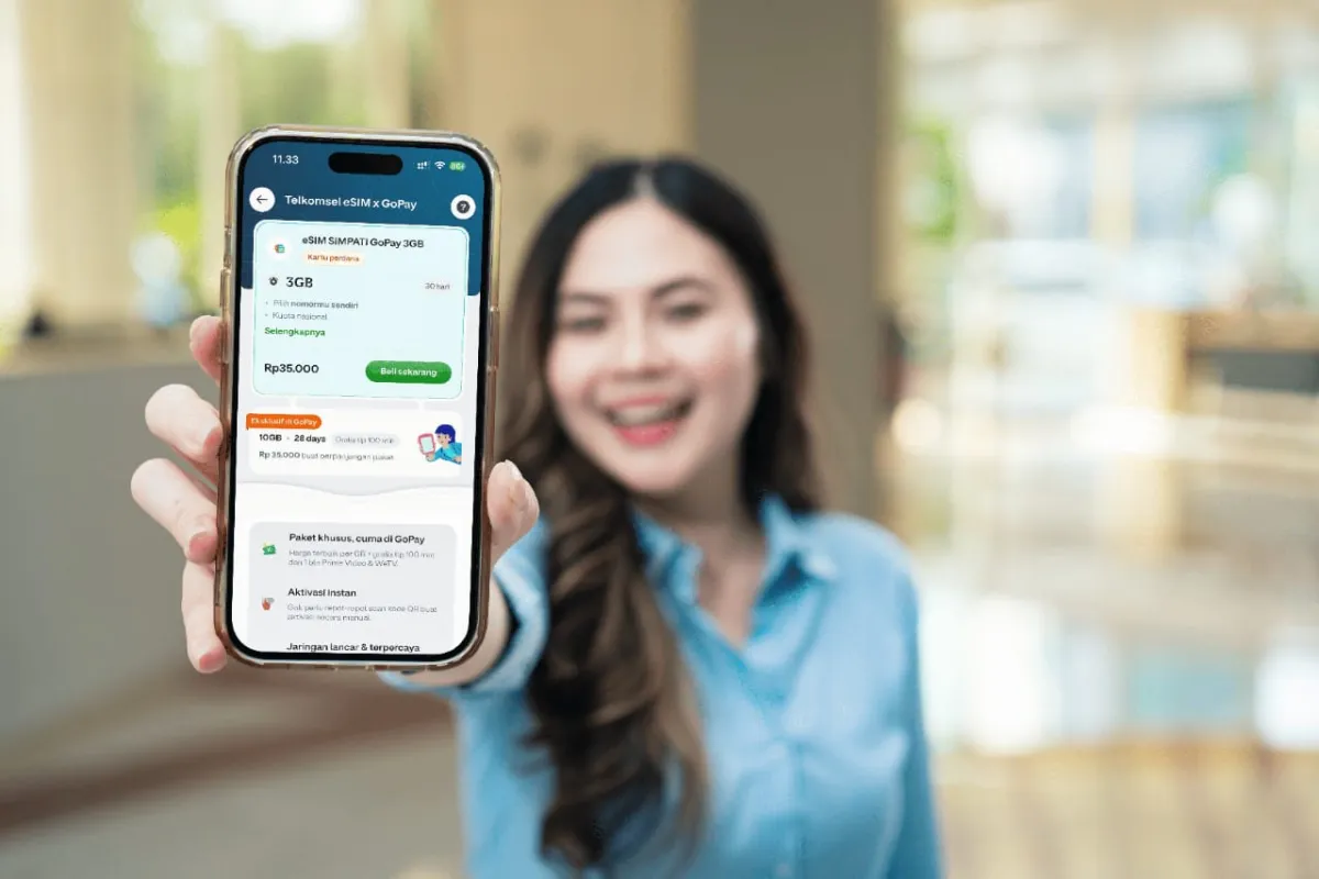 GoPay dan Telkomsel Luncurkan eSIM SIMPATI dan Dompet Digital Terintegrasi