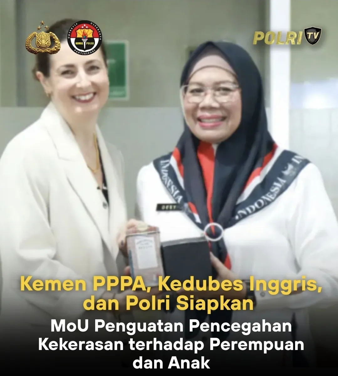Kemen PPPA dan Polri Jalin Kerja Sama Internasional Cegah Kekerasan terhadap Perempuan dan Anak