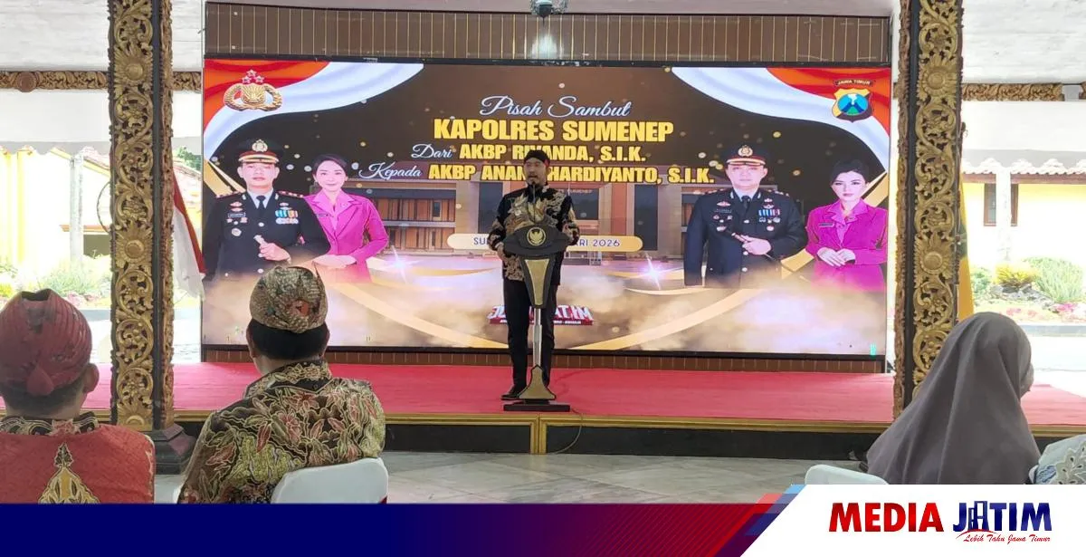 Pisah Sambut Kapolres Sumenep, Bupati Apresiasi Kinerja AKBP Rivanda dan Sambut AKBP Anang