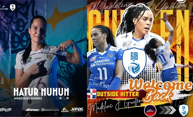 Madeline Guillen Kembali Perkuat Bandung BJB Tandamata Gantikan Anastasia Guerra