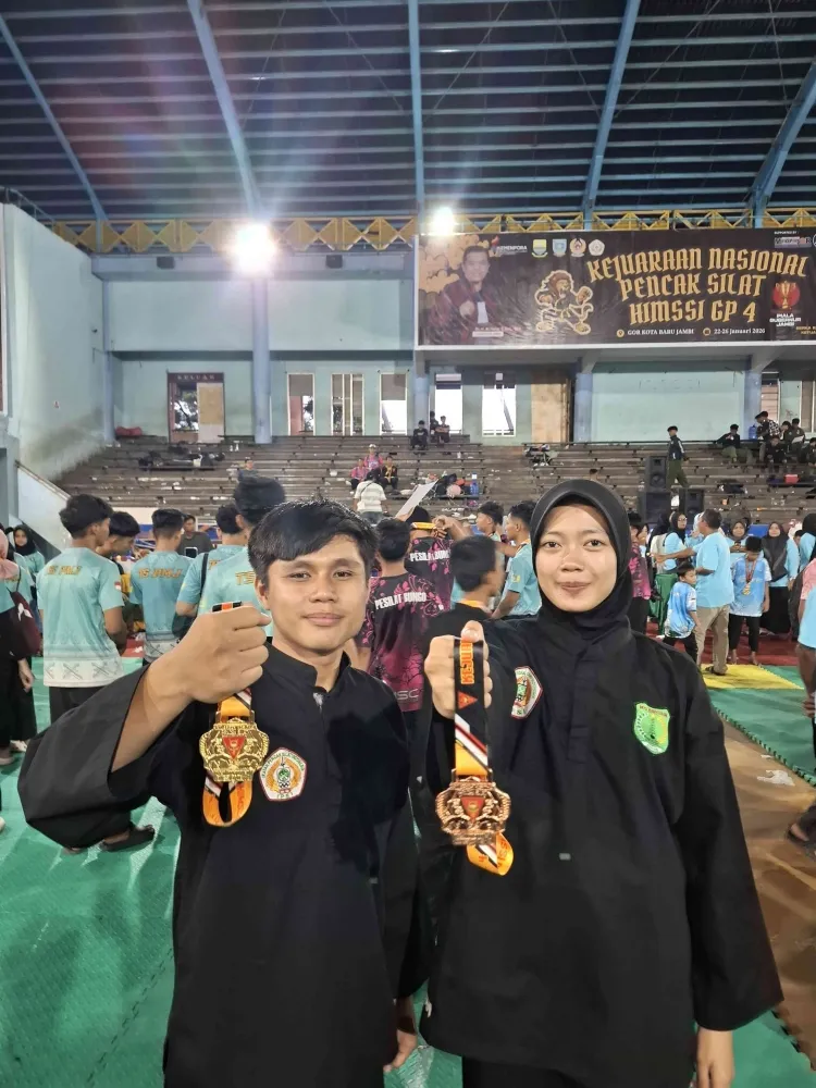 UKMK Pencak Silat UIN Raden Fatah Raih 2 Medali Emas di Kejuaraan Nasional HIMSSI GP ke-4