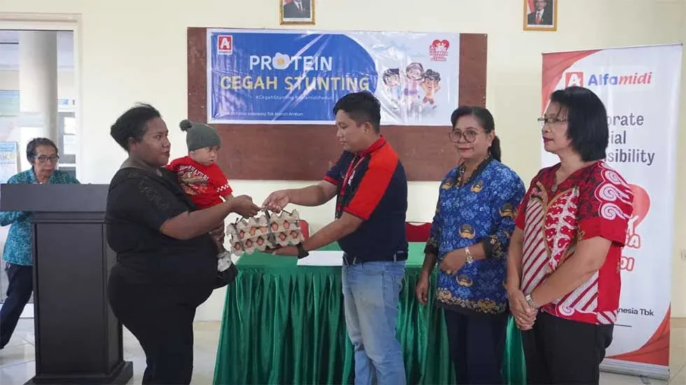 Alfamidi Ambon Luncurkan Program Intervensi Gizi untuk Cegah Stunting di Baguala