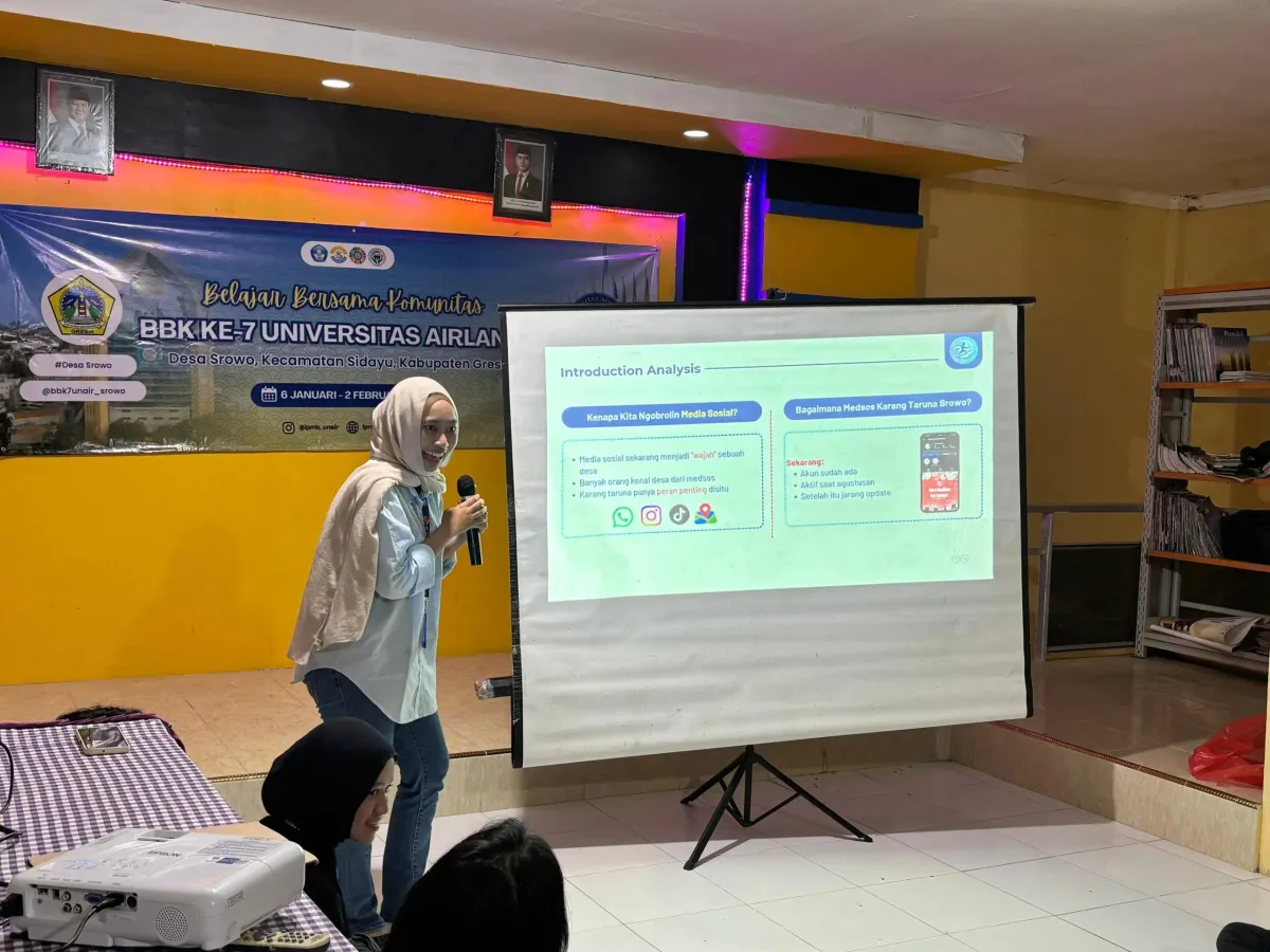 Srowo Creative Hub: Upaya Universitas Airlangga Mendorong Branding Digital Desa