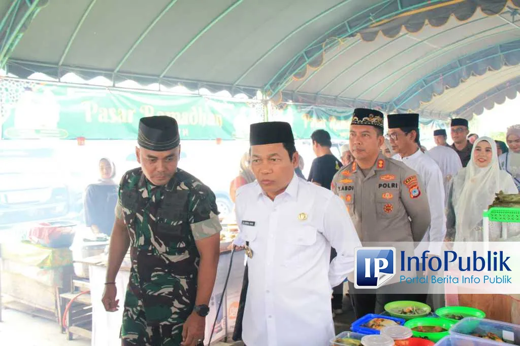 Taman Sanggam Jadi Pusat Aktivitas Ekonomi Ramadan, Polres Balangan Siaga