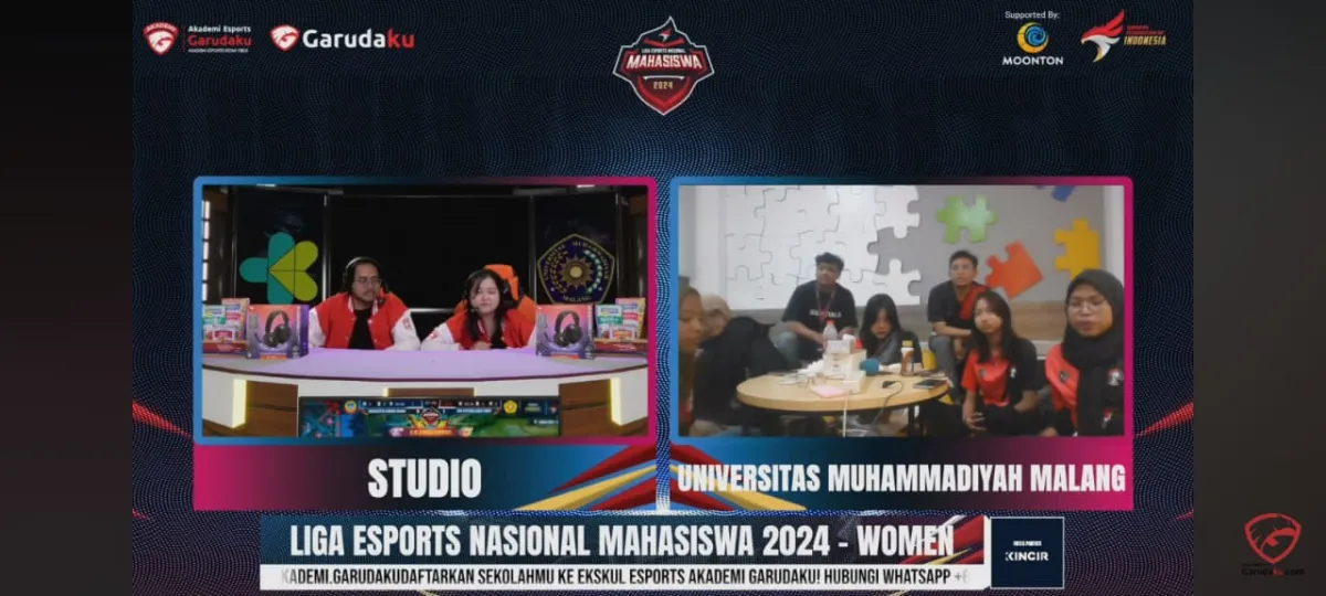 Tim E-Sport Wanita UMM Raih Juara Tiga di Kompetisi Nasional