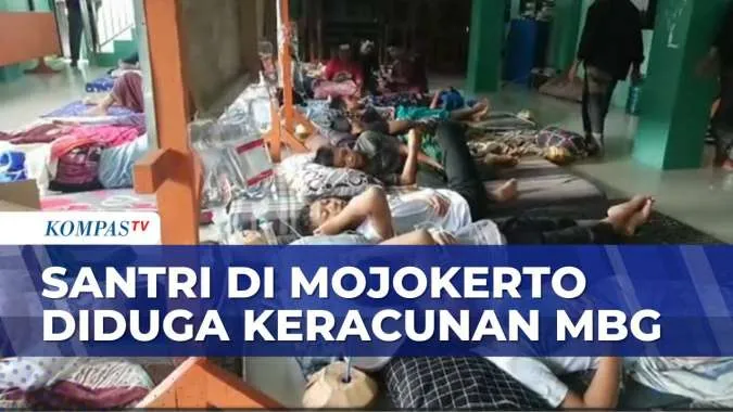 Santri di Mojokerto Diduga Keracunan Usai Konsumsi Makanan Bergizi