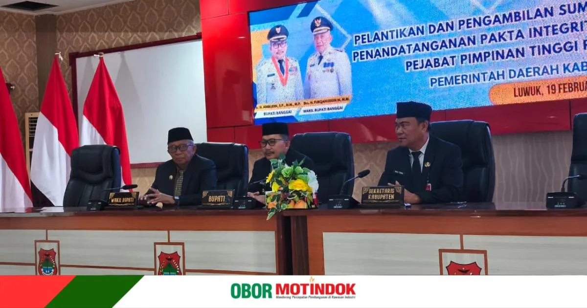 Bupati Banggai Siapkan Seleksi Terbuka untuk 15 Jabatan Kosong