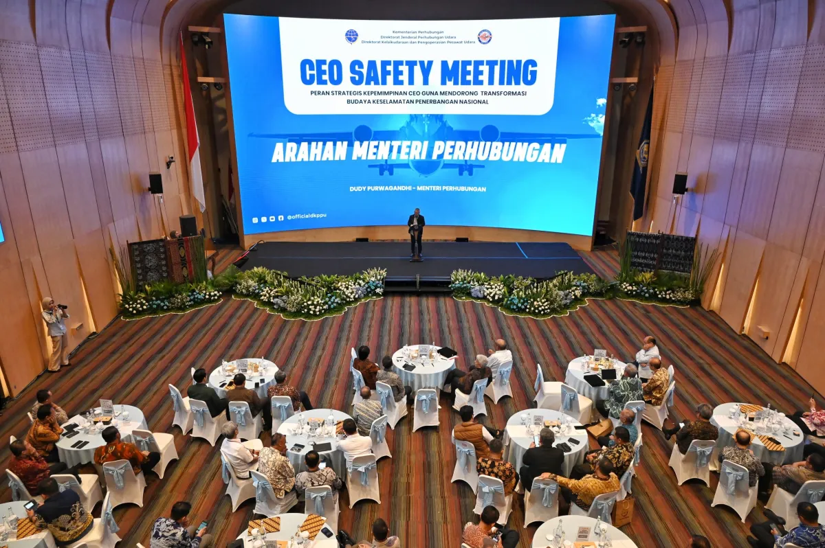 Menhub Tegaskan Keselamatan Penerbangan sebagai Prioritas Utama