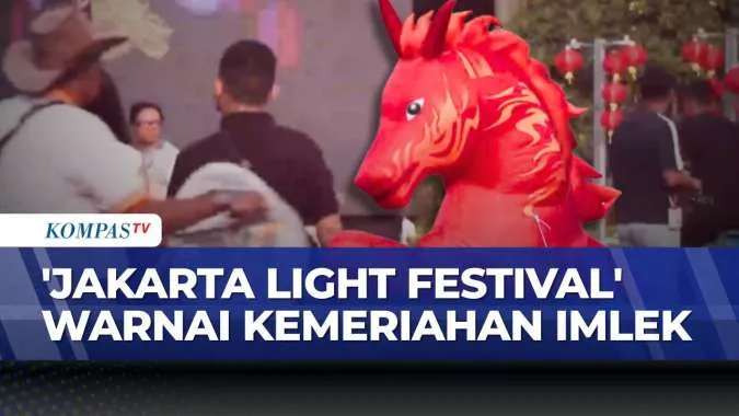 Festival Cahaya Imlek Meriah di Kota Tua Jakarta