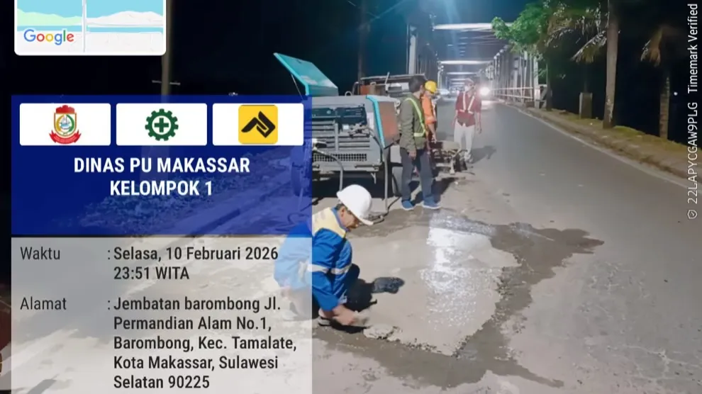 Wali Kota Makassar Tanggapi Keluhan Warga dengan Perbaikan Jalan di Metro Tanjung Bunga