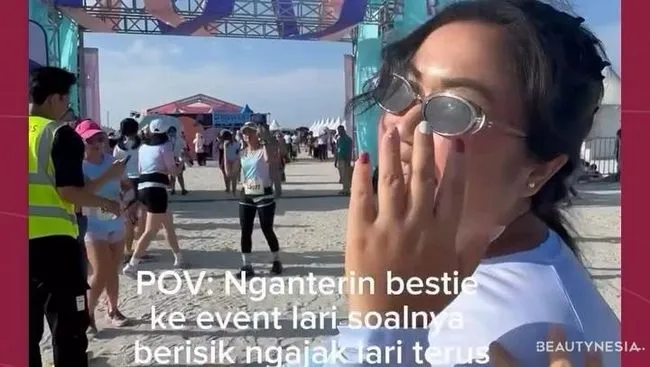 Mengantar Teman ke Event Lari Setelah Diajak Setiap Hari
