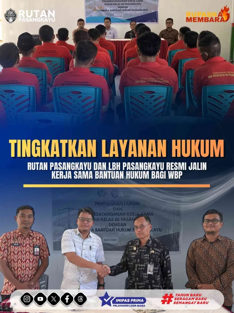 Rutan Pasangkayu Jalin Kerja Sama dengan LBH untuk Akses Bantuan Hukum WBP