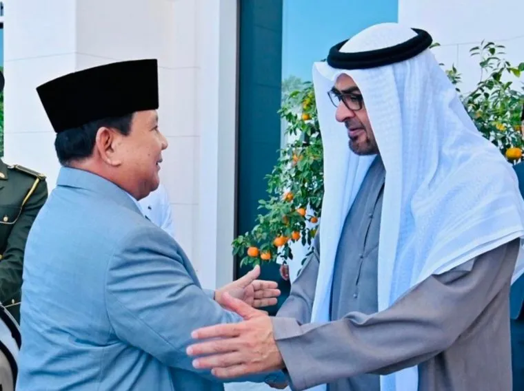 Prabowo dan MBZ Perkuat Kerja Sama Strategis Indonesia-UEA di Abu Dhabi