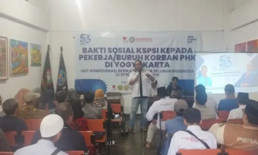 Perayaan HUT ke-53 KSPSI Berlangsung Aman dan Tertib di Yogyakarta