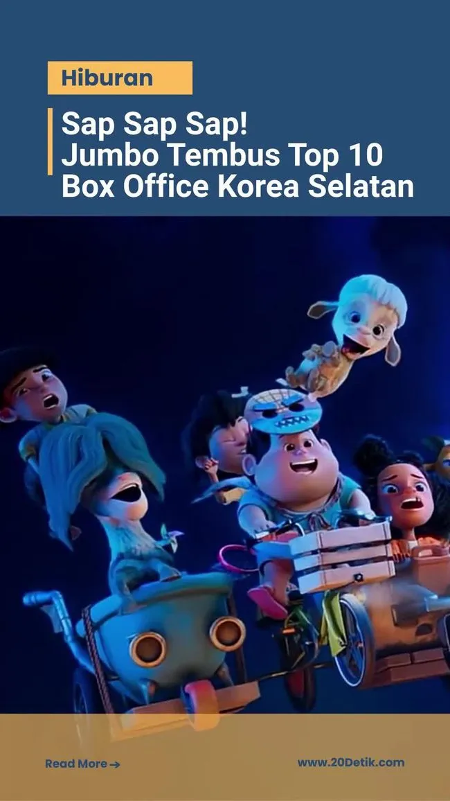 Film Jumbo Masuk Peringkat 6 di Bioskop Korea