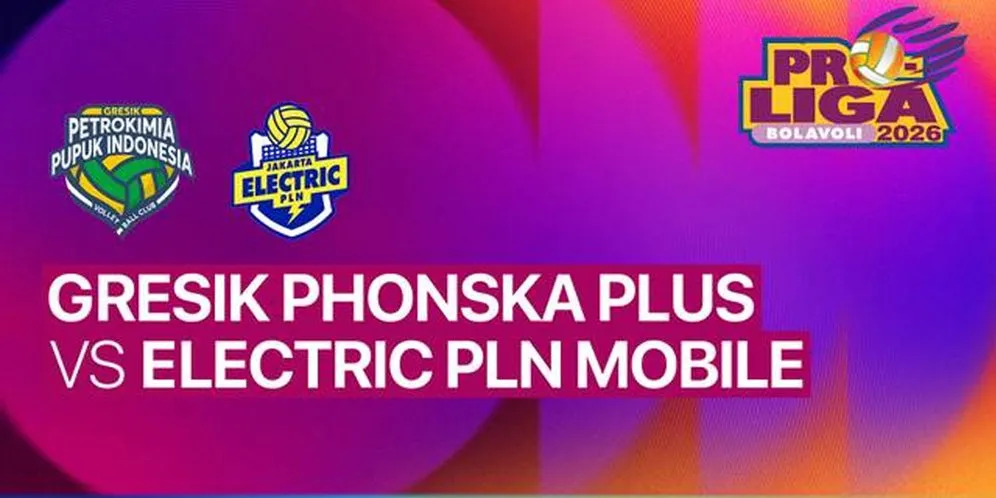 Gresik Phonska Plus Hadapi Jakarta Electric PLN di Proliga 2026 Hari Ini