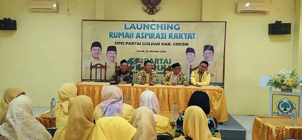 DPD Golkar Gresik Resmikan Rumah Aspirasi Rakyat