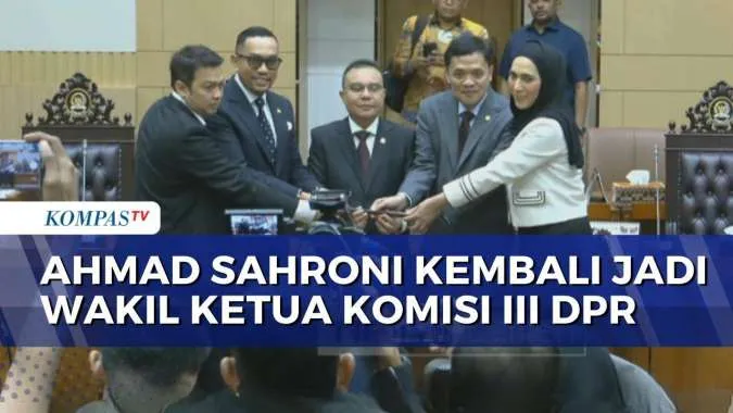 Ahmad Sahroni Resmi Jabat Wakil Ketua Komisi III DPR