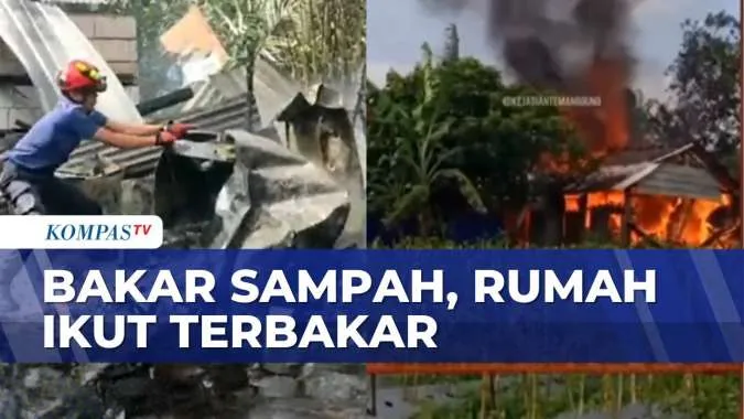Kebakaran Rumah di Temanggung Diduga Berawal dari Pembakaran Sampah