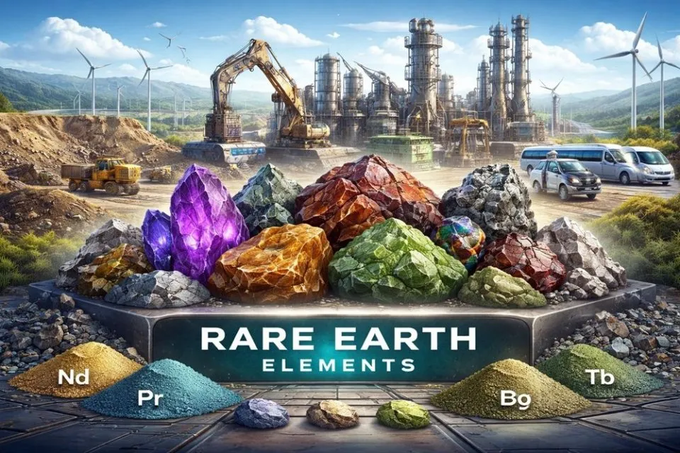 Perminas Jalin Kerja Sama dengan New Energy Metals untuk Pengembangan Rare Earth di Gabon