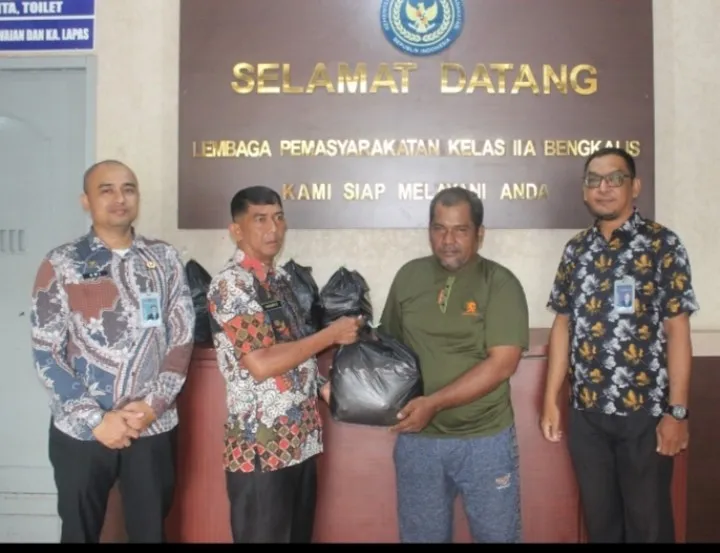 Lapas Bengkalis Salurkan Bansos untuk Keluarga Warga Binaan Menyambut Ramadan