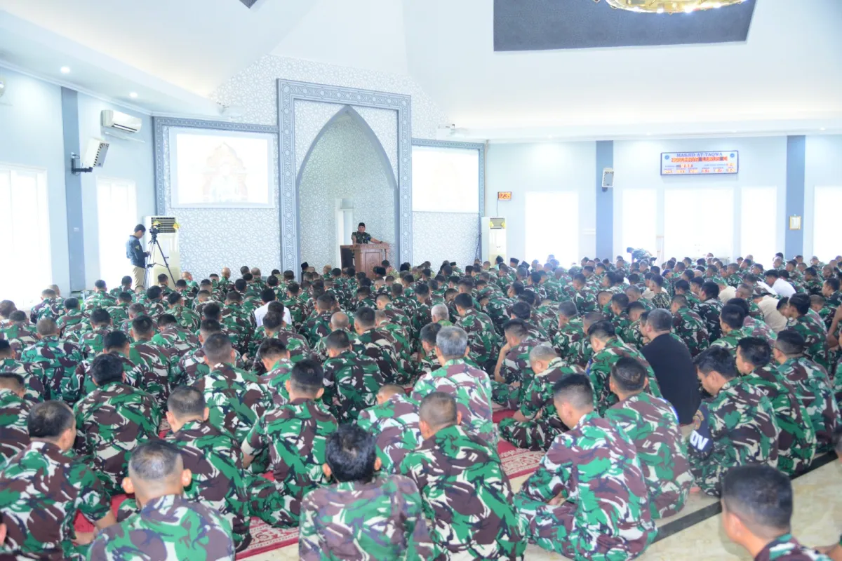 Pangkormar Ajak Prajurit Tingkatkan Keimanan di Bulan Ramadhan
