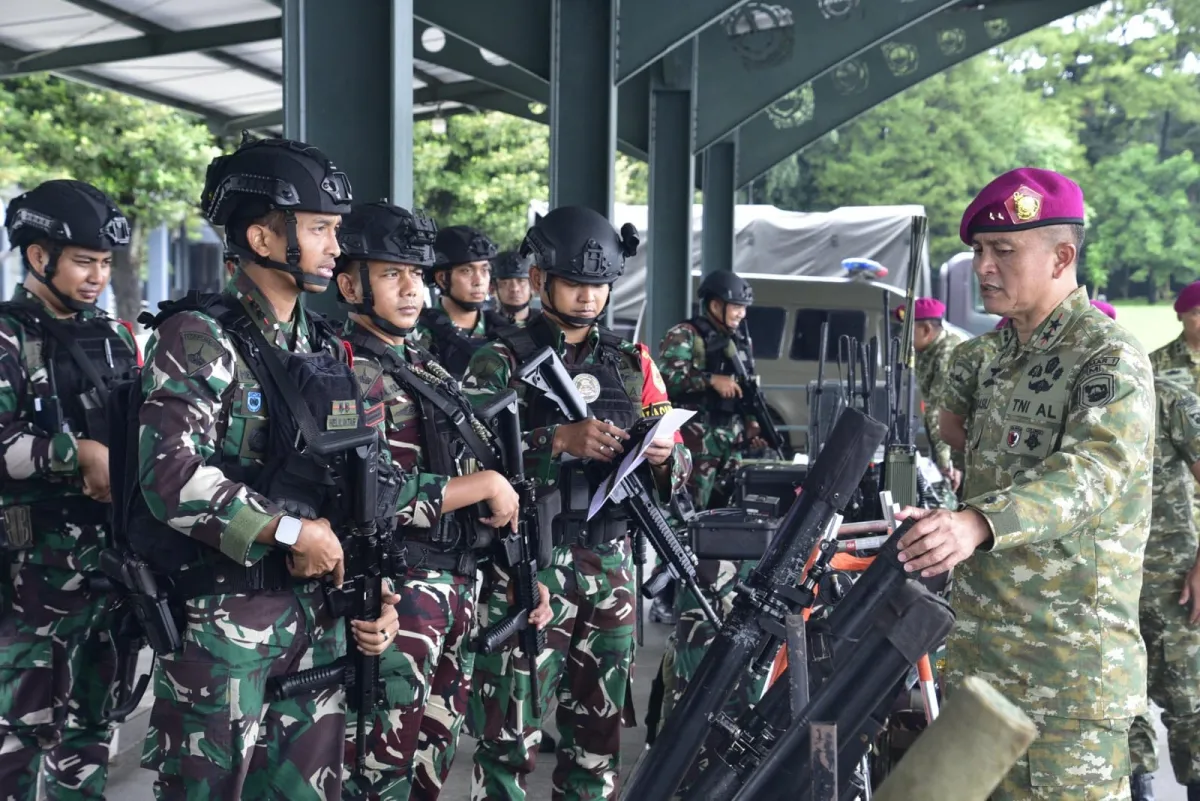 Danpasmar 1 Pastikan Kesiapan Prajurit Jelang Latihan