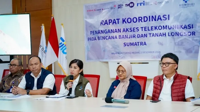 Pemulihan Jaringan Seluler di Sumatra Pasca Bencana Capai 90 Persen