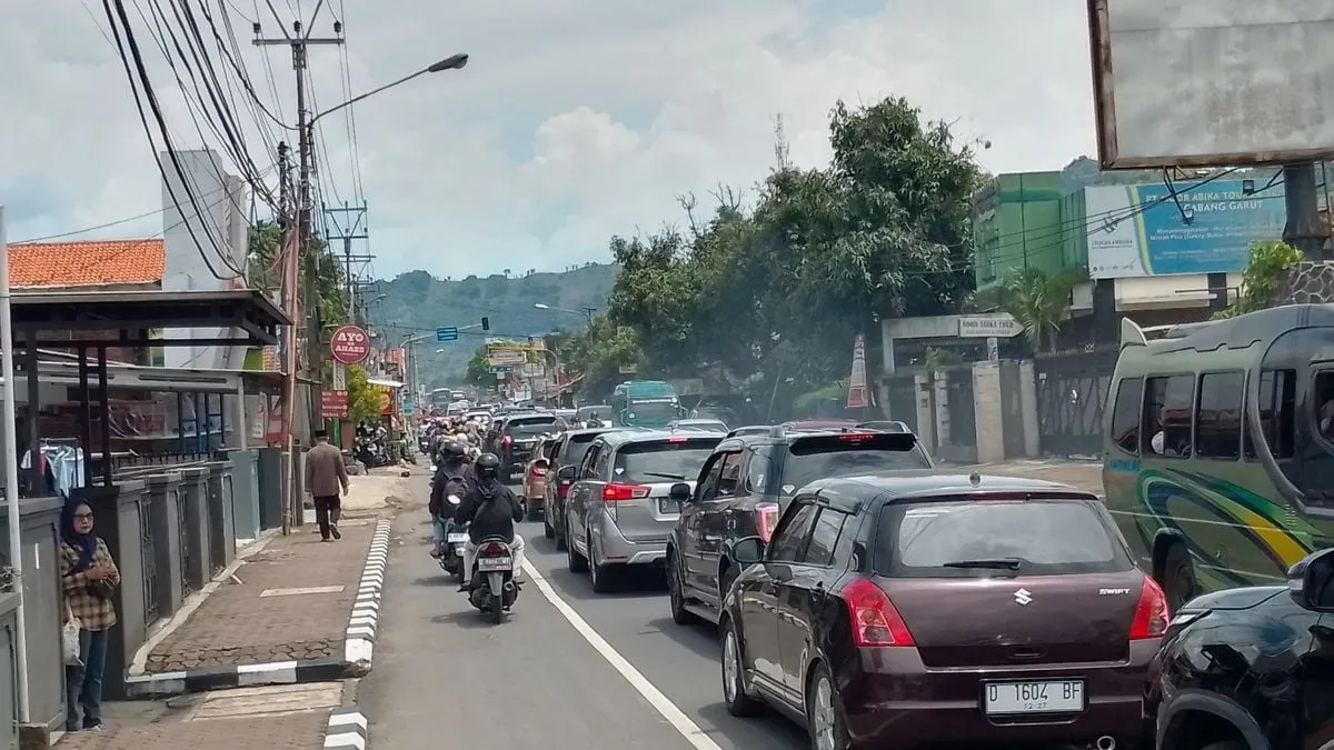 Kemacetan Parah Melanda Garut Pasca-Idulfitri, Jalur Limbangan dan Leles Terpadat
