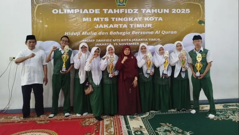 MTsN 6 Jakarta Borong 6 Piala di Olimpiade Tahfidz 2025