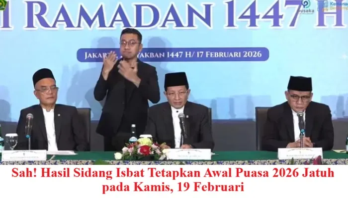 Awal Puasa 2026 Ditetapkan Jatuh pada 19 Februari
