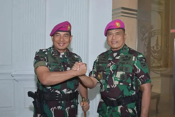 Pengukuhan Brigjen Muhammad Nadir sebagai Kepala Staf Korps Marinir