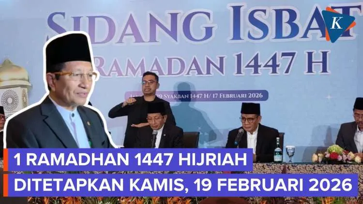 Kemenag Tetapkan 1 Ramadhan 1447 H Jatuh pada 19 Februari 2026