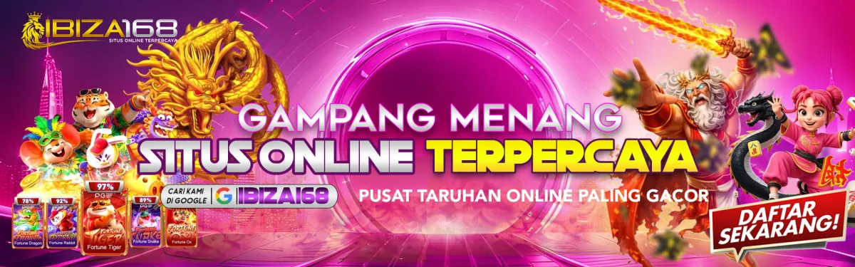 IBIZA168: Situs Slot Resmi dengan Peluang Menang Tinggi