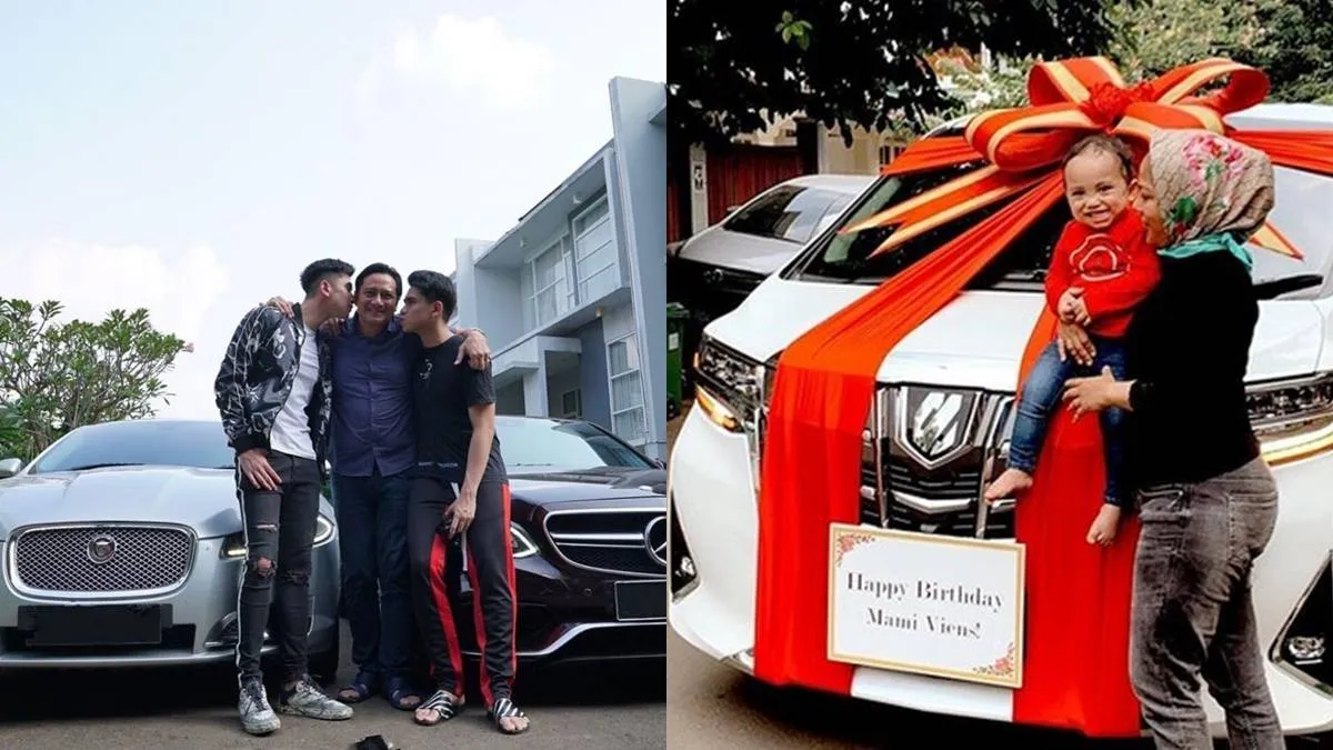 Selebriti Tanah Air Hadiahkan Mobil Mewah untuk Orang Tua