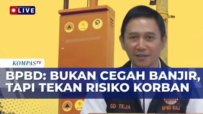 BPBD Bali Pasang Sistem Peringatan Dini Banjir di Enam Titik