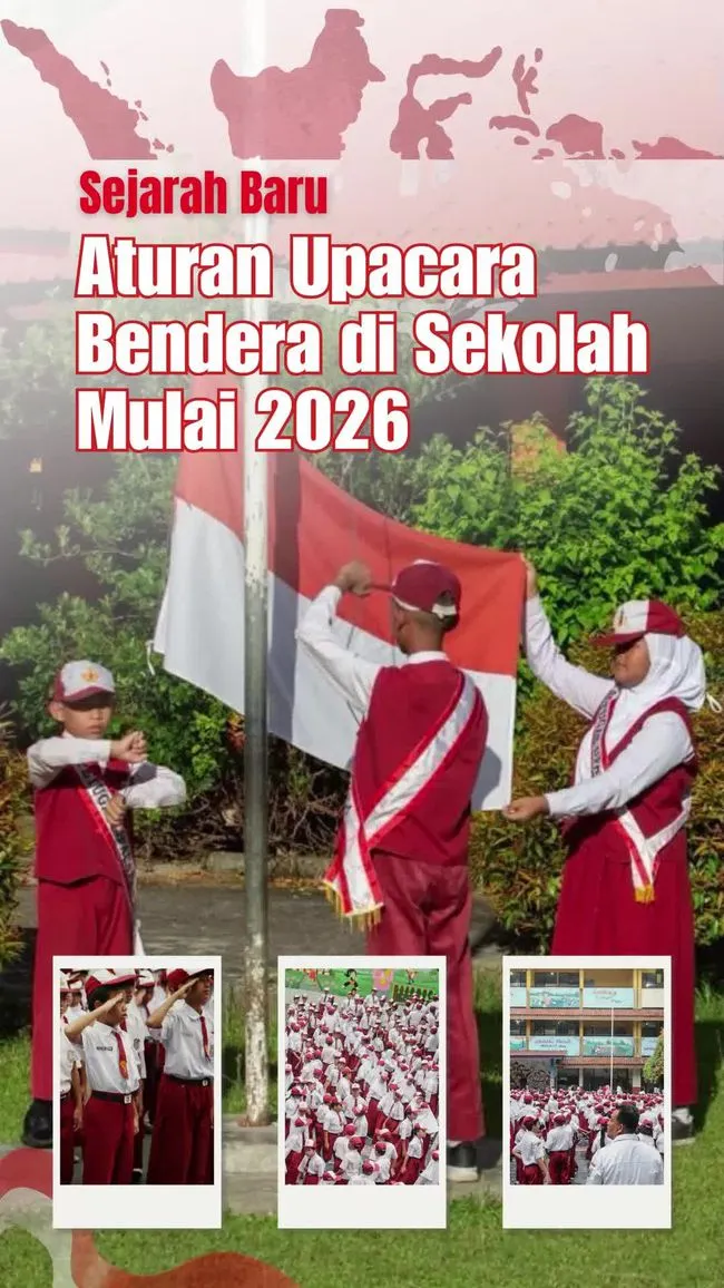 Aturan Baru Pelaksanaan Upacara Bendera di Sekolah oleh Kemendikdasmen