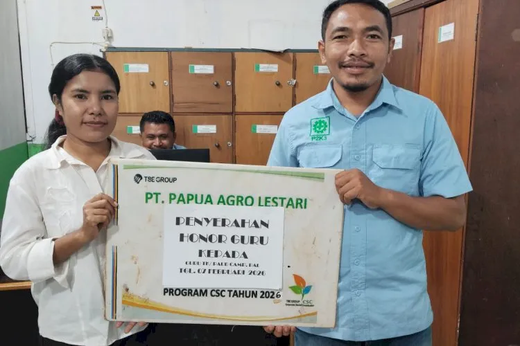 PT Papua Agro Lestari Dukung Kesejahteraan Guru Honorer di Papua Selatan