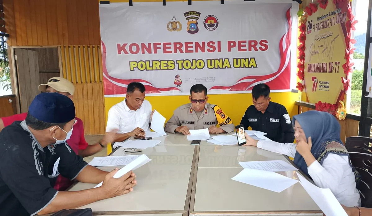 Warga Tongku Amankan Empat Pelaku Pencurian Kabel Telekomunikasi