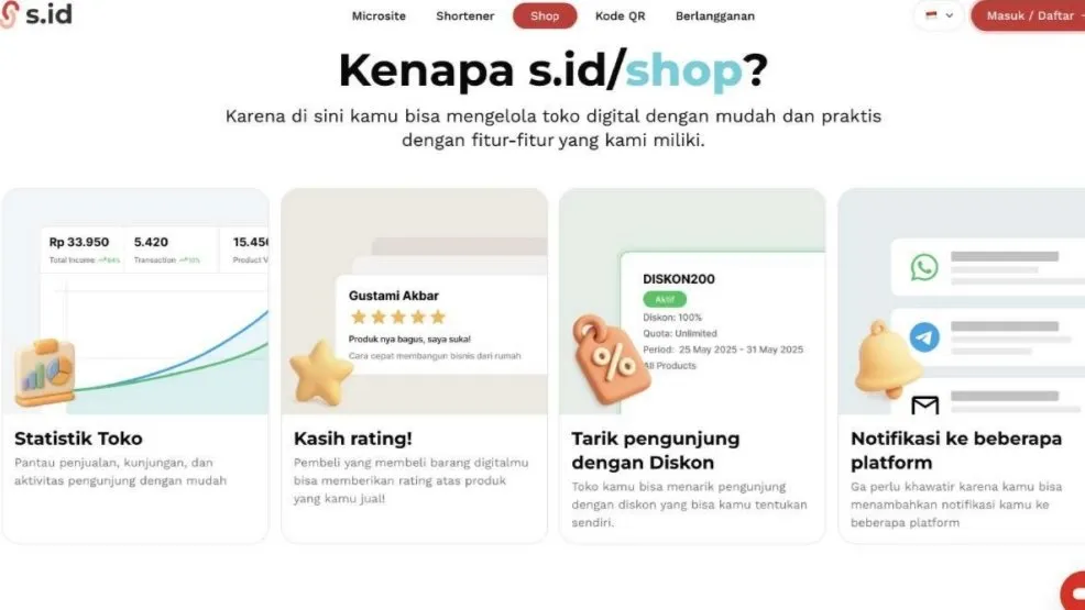 S.id Luncurkan Fitur Toko Digital untuk Kreator Jual Produk Secara Langsung