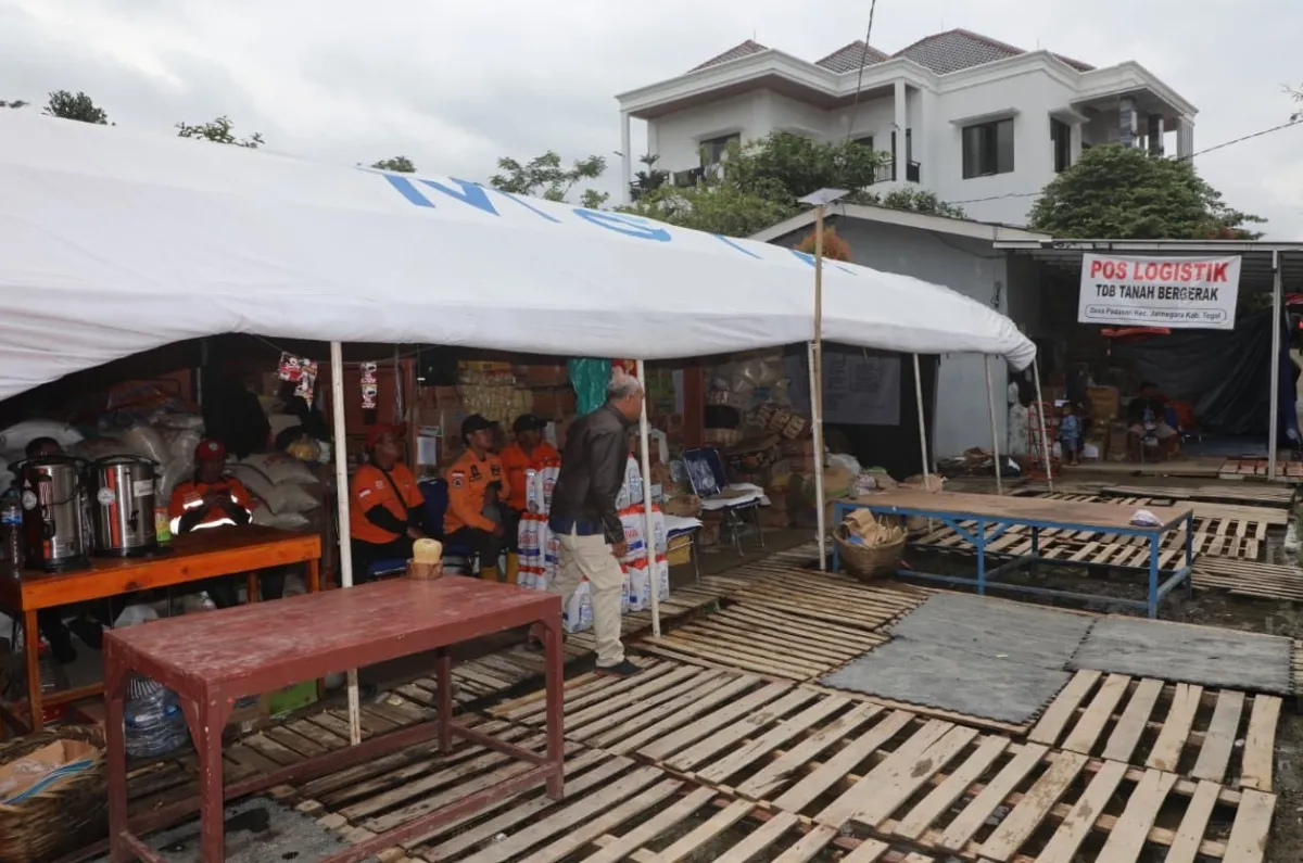 BNPB Siapkan Relokasi dan Bantuan untuk Warga Terdampak Tanah Bergerak di Tegal