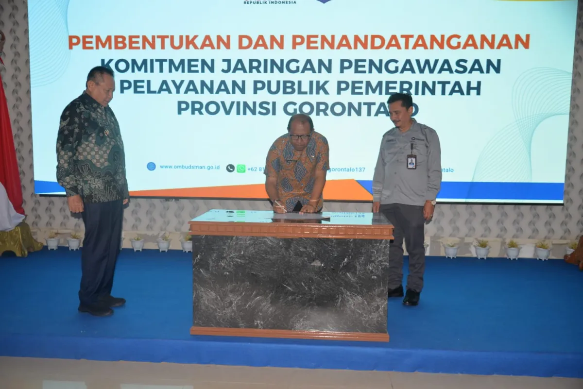 Gusnar Ismail dan Ombudsman Perkuat Pengawasan Pelayanan Publik di Gorontalo