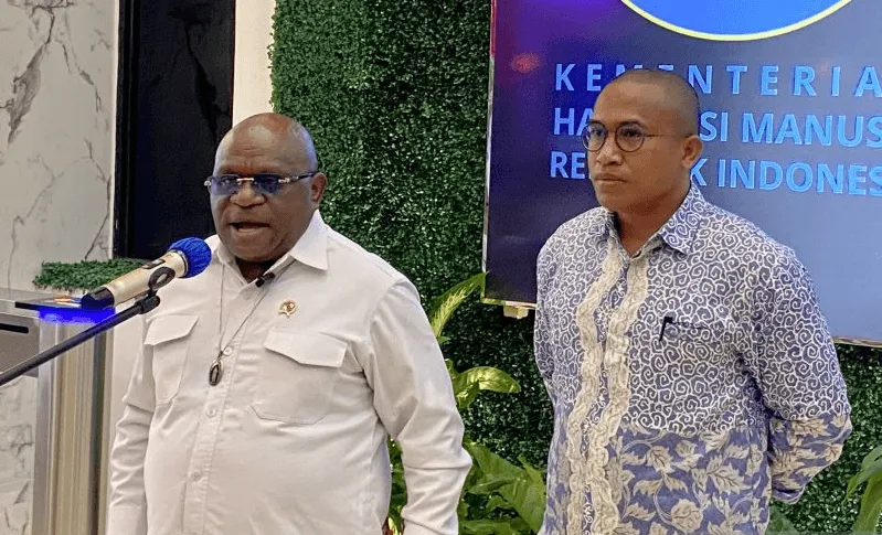 Menteri HAM: Penolakan Program Makan Bergizi Gratis Adalah Penentangan Terhadap HAM