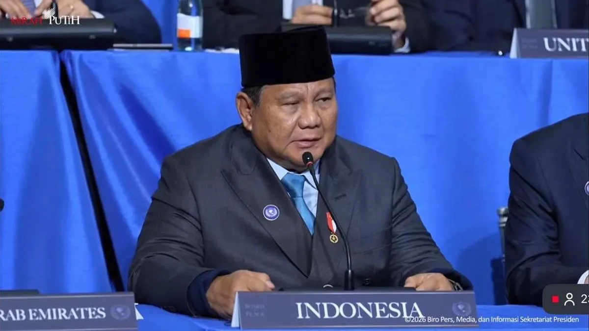 Prabowo Tegaskan Komitmen Indonesia untuk Perdamaian Palestina di Board of Peace