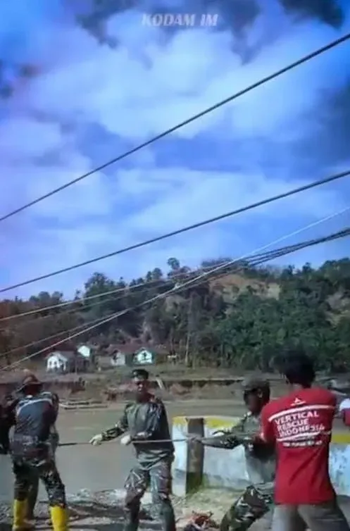 Jembatan Gantung Perintis Garuda Rampung, Akses 15 Desa di Aceh Tamiang Kembali Normal