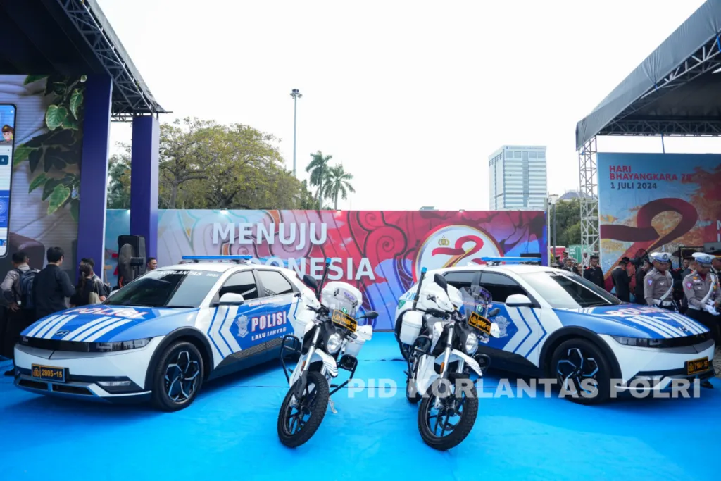 Korlantas Polri Tampilkan Inovasi Digital di HUT Bhayangkara ke-78